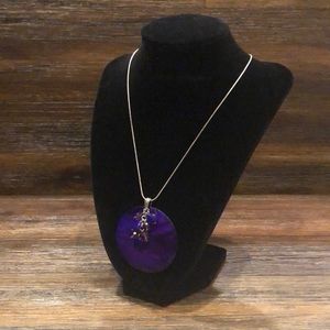 Large Purple Pendant
